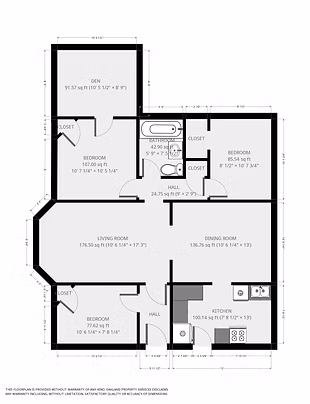 9 N. Hancock St. #5 Floorplan